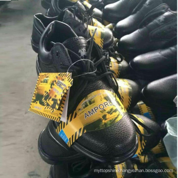 Low Price Stock Work Footwear Leather Safety Shoes